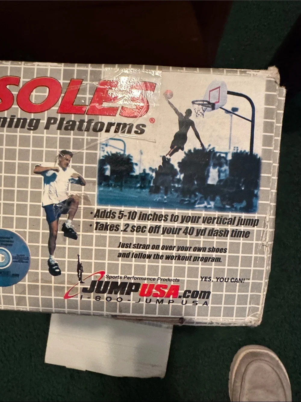 Jump Soles Training Platforms - Red/Black